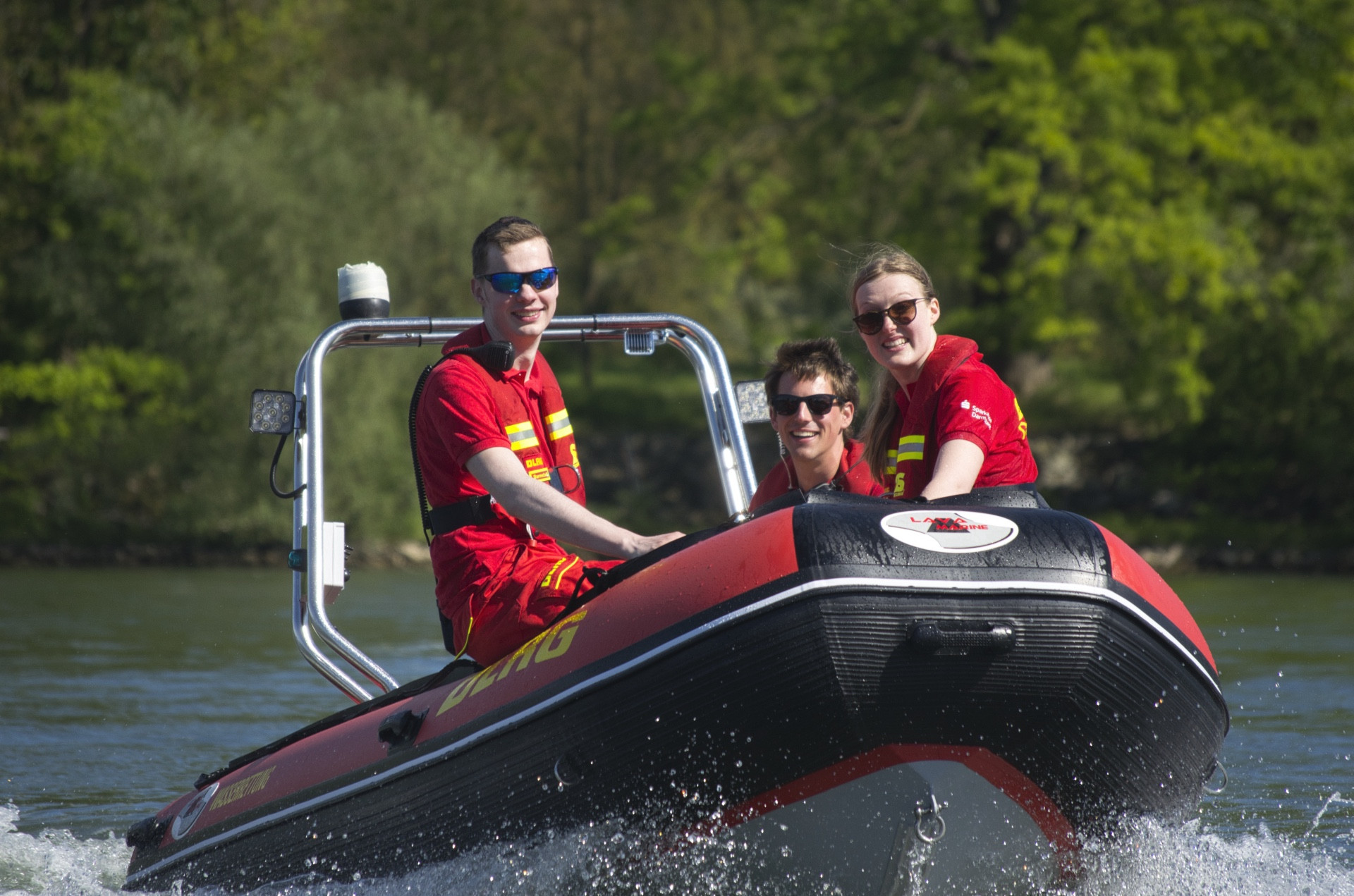 Boot im Wasserrettungsdienst