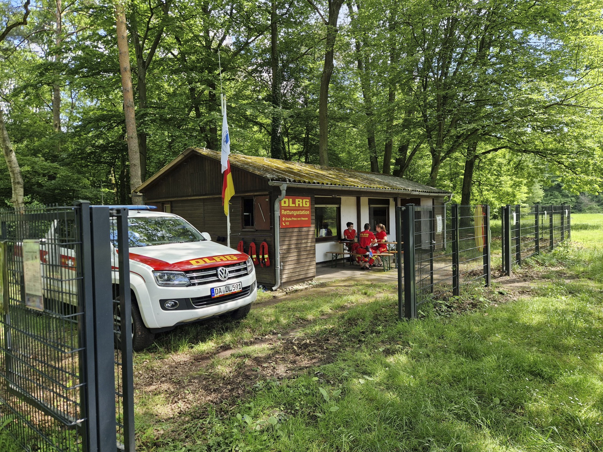 DLRG Rettungsstation Grube Prinz von Hessen